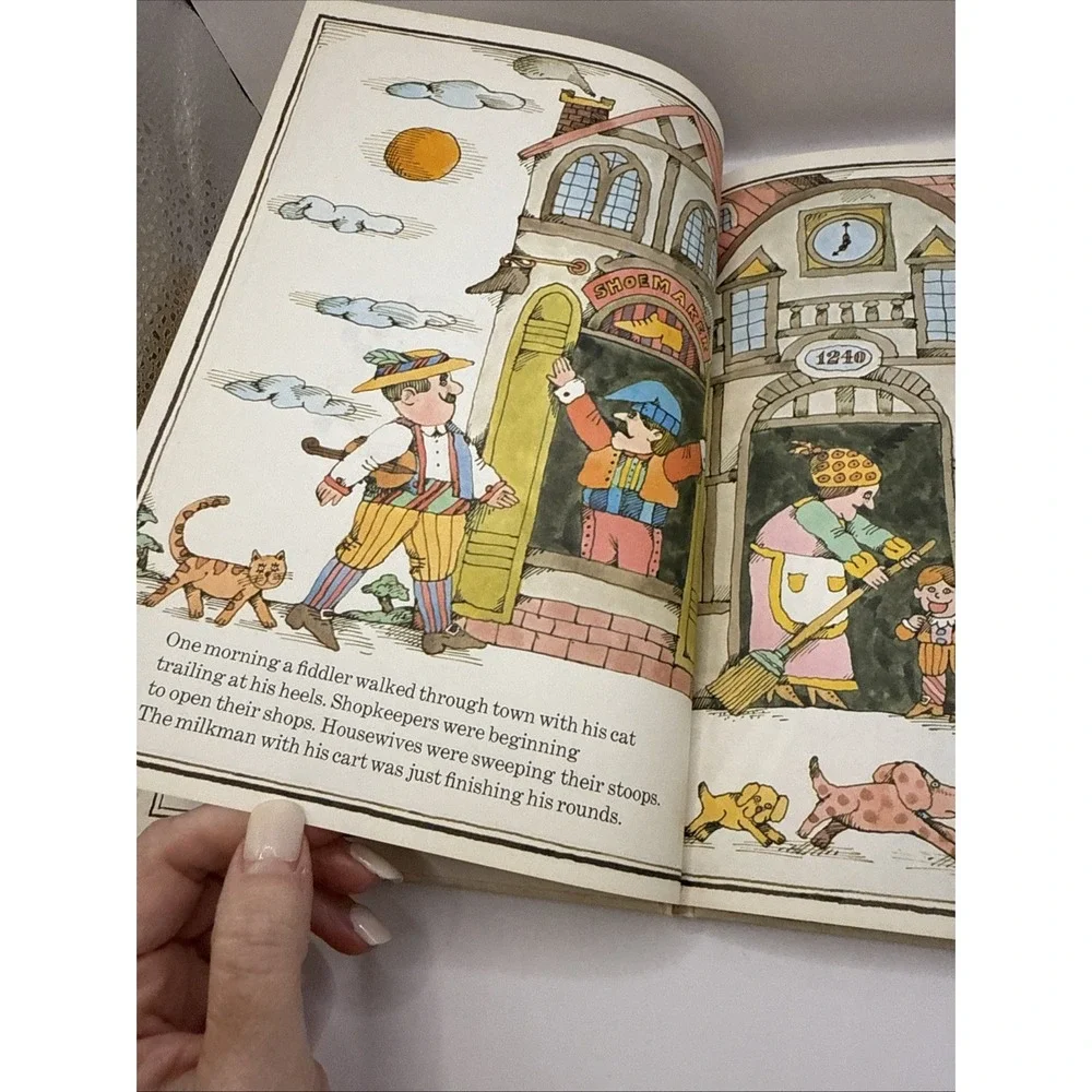 Jacky Jeter The Cat And The Fiddler 1968‎ Hardcover VTG Illustrated